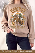 Cowboy Take Me Away Graphix Terry Sweatshirts
