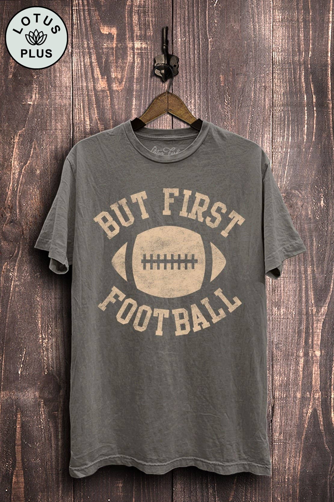 But First Football Graphic Top