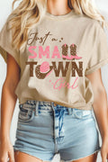 Just A Small Town Girl Mineral Graphic T Shirts
