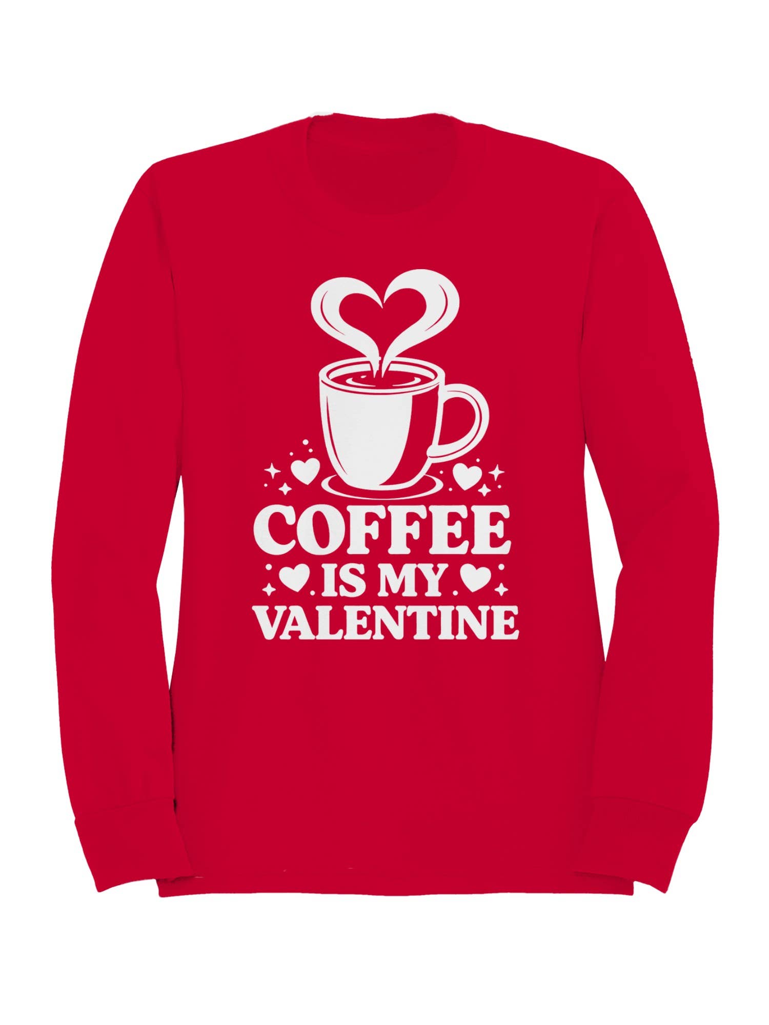 Coffee Is My Valentine Design Men's Sweatshirt