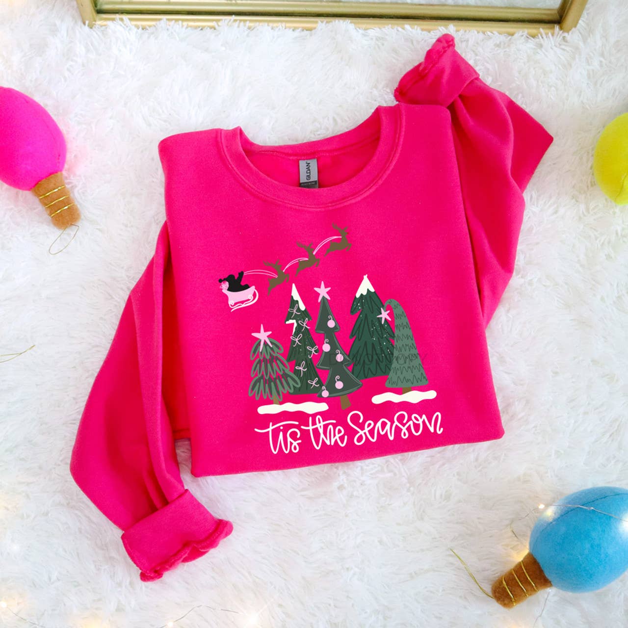 Tis the Season Santa Sleigh Sweatshirt