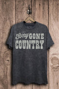 Sorry Gone Country Graphic Top