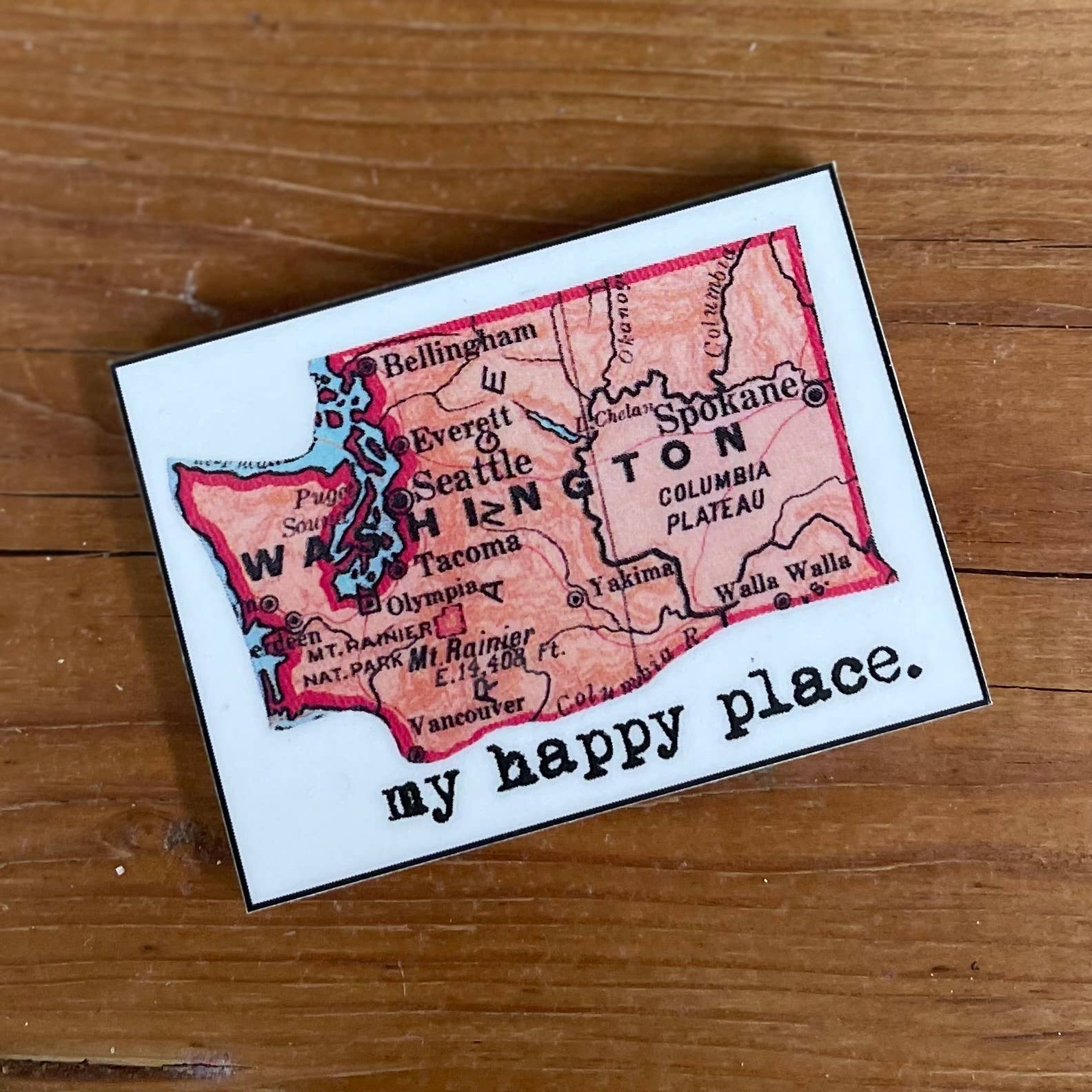 Washington Map Magnets and Key Chains