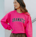 Dramatic Crewneck Sweatshirt - Pink