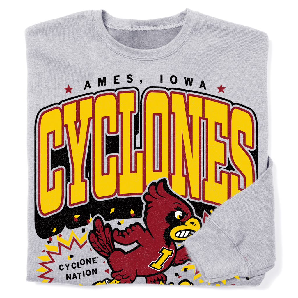 Cyclones Max Collegiate Crew Sweatshirt