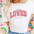 Loved John 3:16 Valentine’S Day Graphic T-Shirt | Gildan
