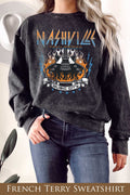 Nashville Tennessee Graphix Mineral Terry Sweatshirts