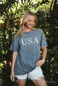 USA Oversized Graphic Top