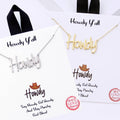 Howdy Y'all Word Charm Pendant Necklace
