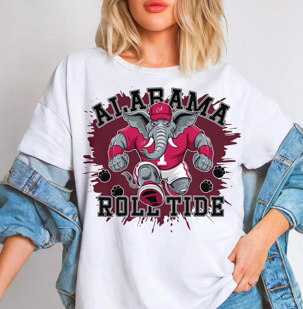 Alabama Roll Tide Tee or Sweatshirt