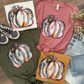 Watercolor Pumpkin Long Sleeve Tee