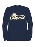 California Palm Graphic Women's Sweatshirt