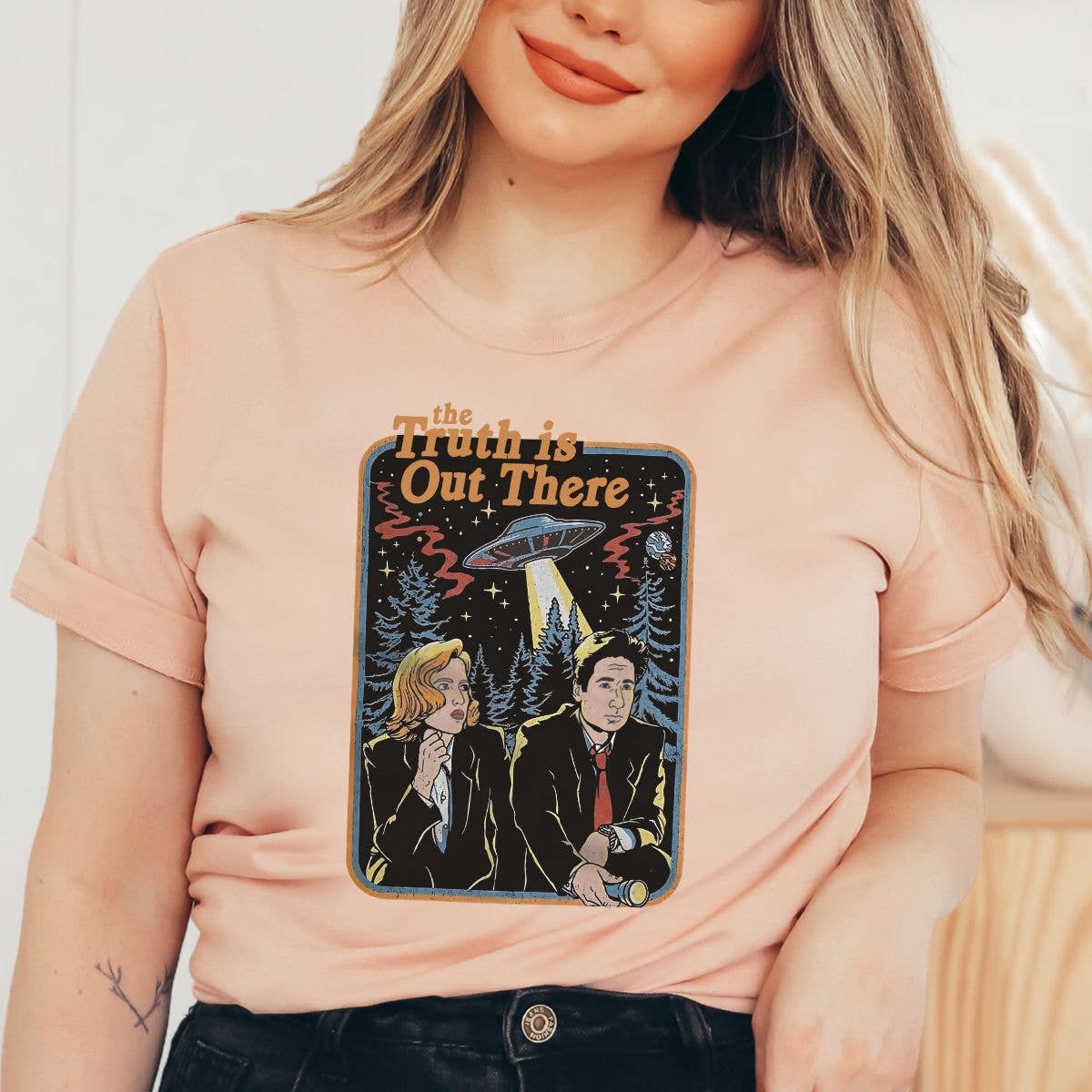 The Truth Is Out There Halloween X Files Inspired - T-Shirt