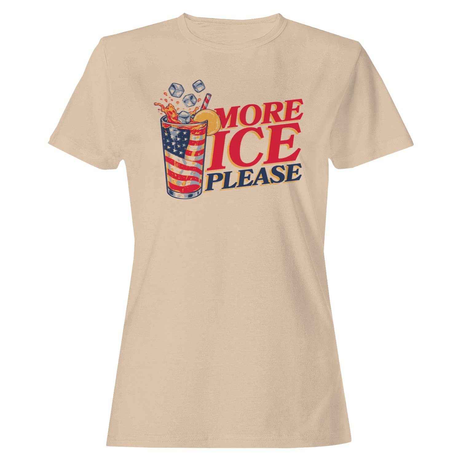 More Ice Please Flag Drink Women's T-Shirt