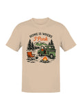 Roadtrip USA Home Is Where I Park Graphic Men's Tee