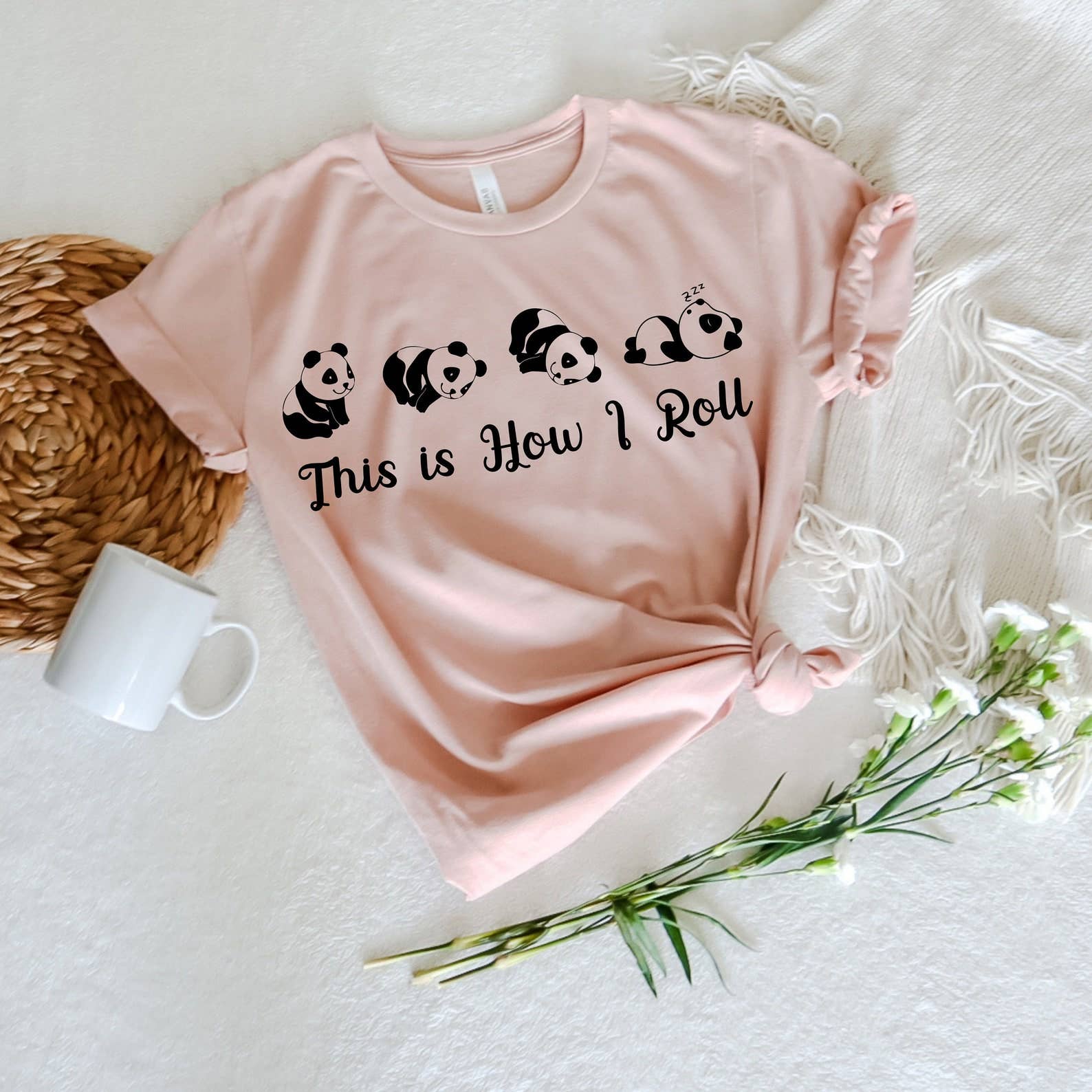 This Is How I Roll Panda T-Shirt