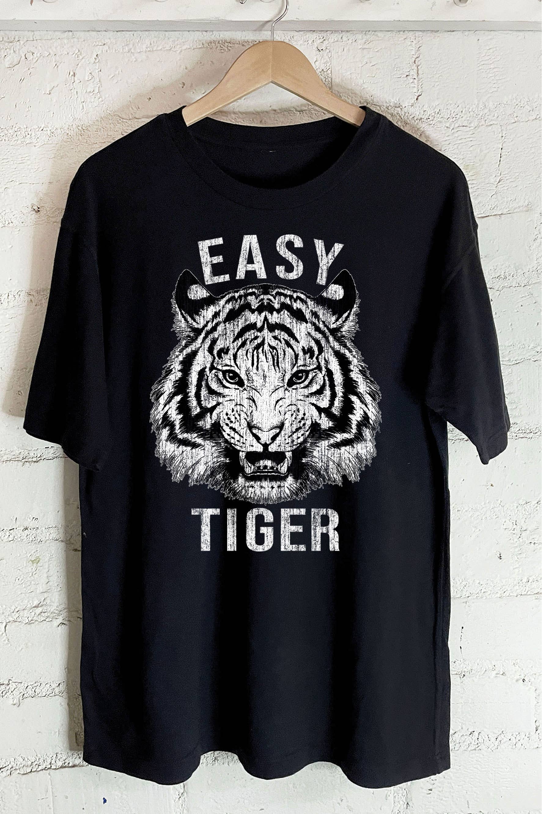 Easy Tiger Oversize Graphic Tshirts