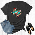 Serape Leopard Texas Graphic Tee