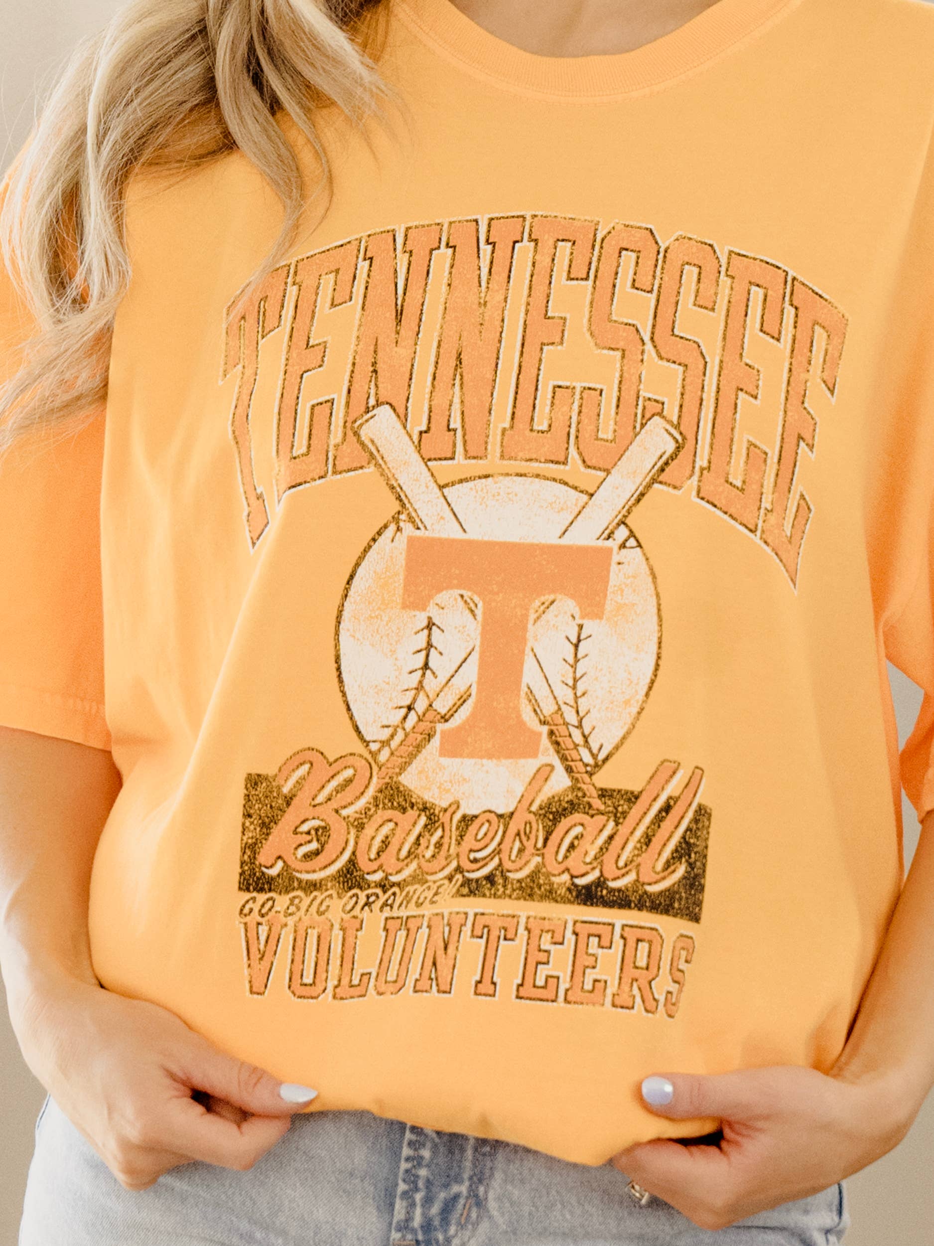 Tennessee Vols Baseball Orange Comfort Colors Tee