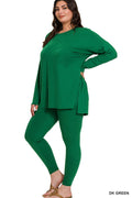 Plus Microfiber Loungewear Set
