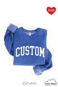 Custom Puff Print Plus Graphic Sweatshirt