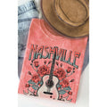 Nashville Music City Summer T-Shirt - Vintage Mineral Wash