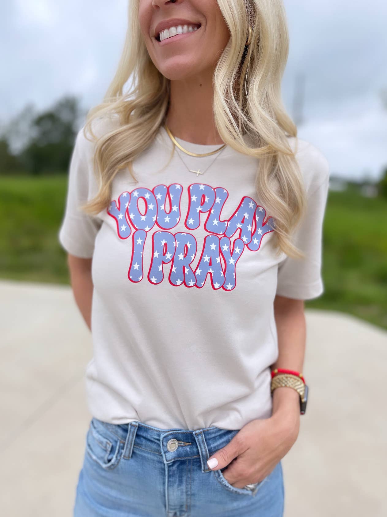 USA Stars Tee | Sports Mom Shirt | Christian Apparel