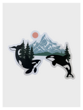 Orca Whale Sticker