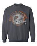 Osu Cowboys Helmet Circle Off Black Thrifted Sweatshirt