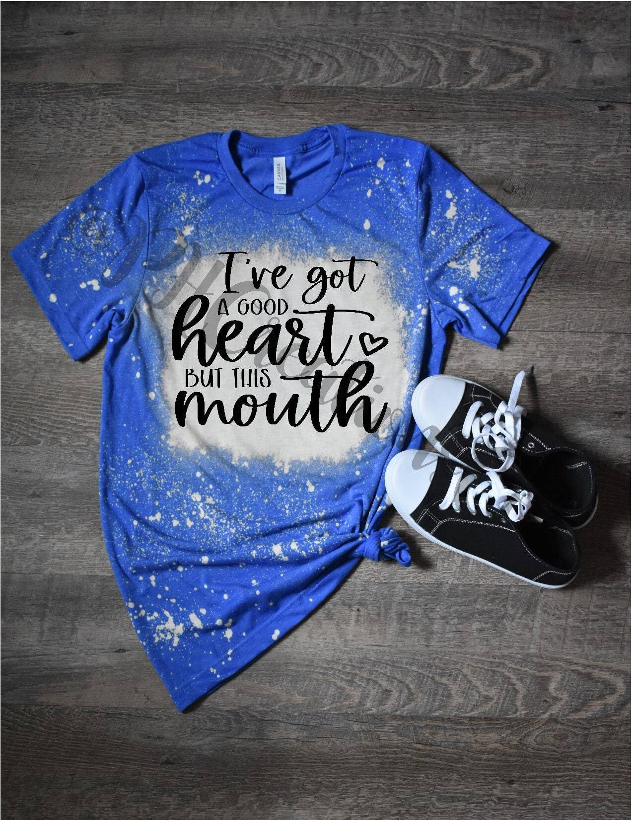 Good Heart, But This Mouth Bleached Tee  Funny T-Shirt