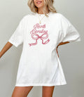 Bow T Shirt, Preppy, Soft Girl, Coquette, North Carolina