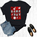 Baseball Game Day Boxes Graphic Tee