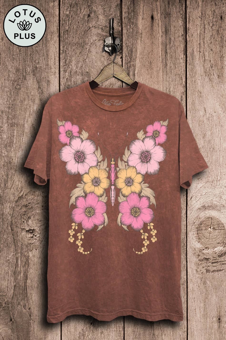 Butterfly Flowers Graphic Top