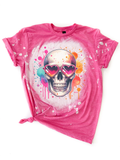 Heart Eyes Skull – Bleached Valentine's Day Tee