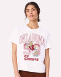 Ou Sooners Club Mascot White Ellie Perfect Tee