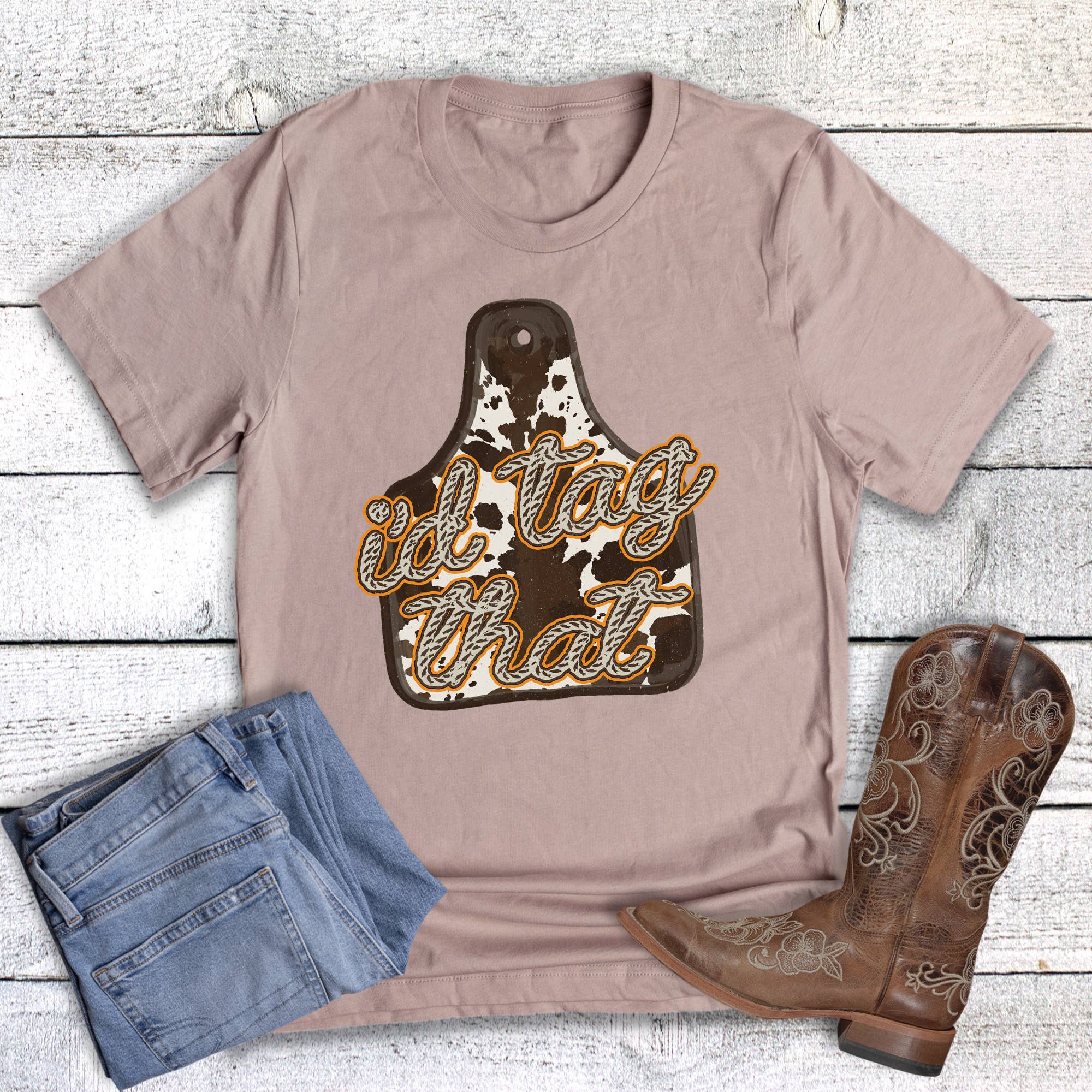 Western Funny I'd Tag That Graphic Tee