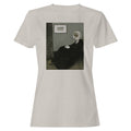 Whistler’S Mother Parody Women's T-Shirt Ice Grey