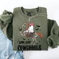 Long Live Cowghouls Ghost, Horse, Halloween Sweatshirt