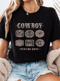 Cowboys  Buckles Graphic Tshirts