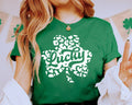 St Patricks Day - Lucky Clover Leopard Shirt