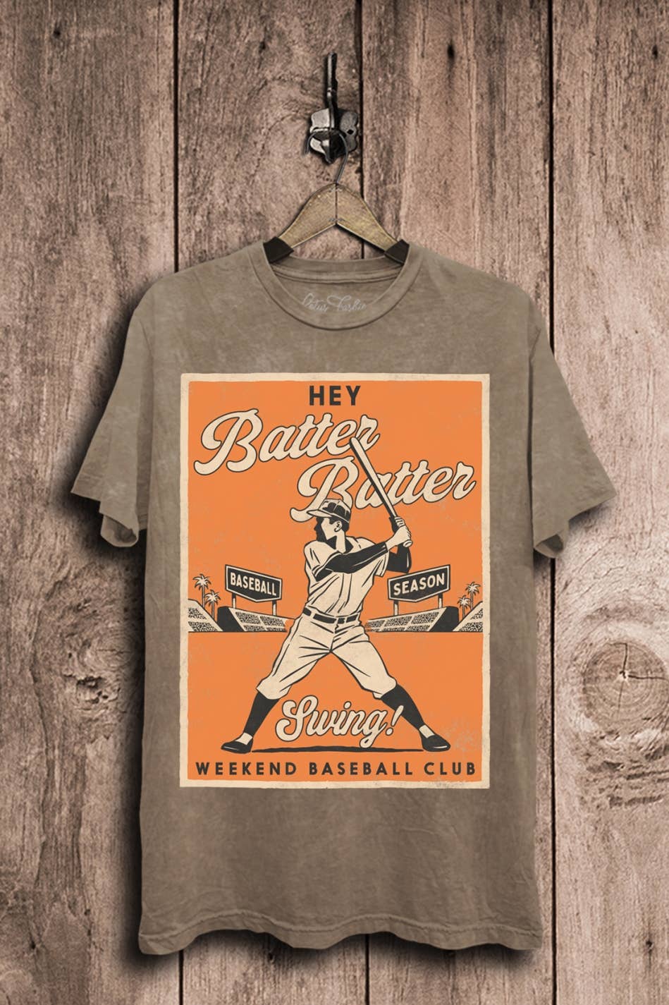 Hey Batter Batter Swing Graphic Top