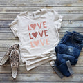 Love x3 Tee | Valentine's Day | Sizes XS-2XL