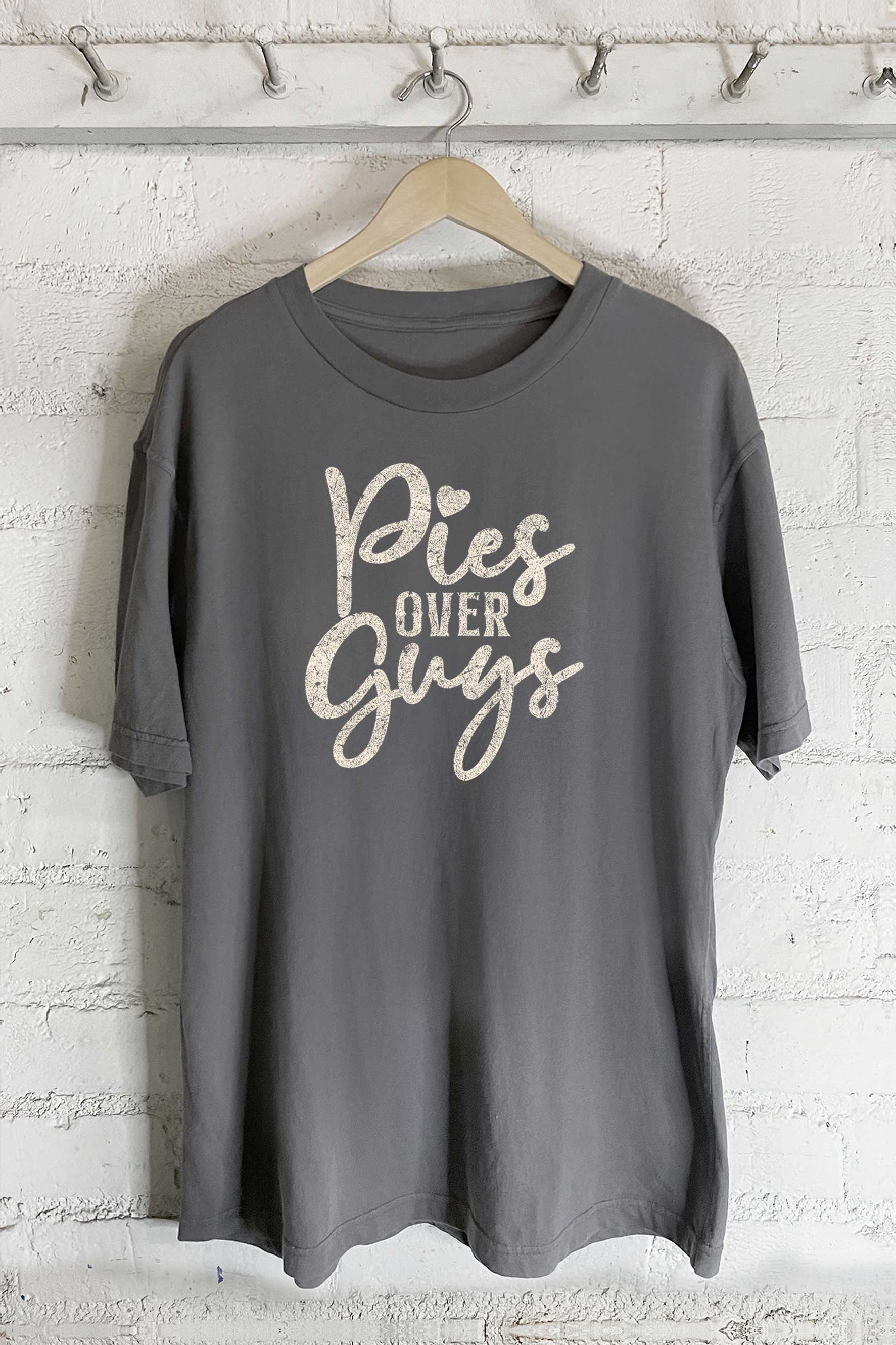Pies Over Guys-Oversized Tee