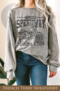 Motorcycle Speedway Riders Club Mineral Terry Sweatshirts