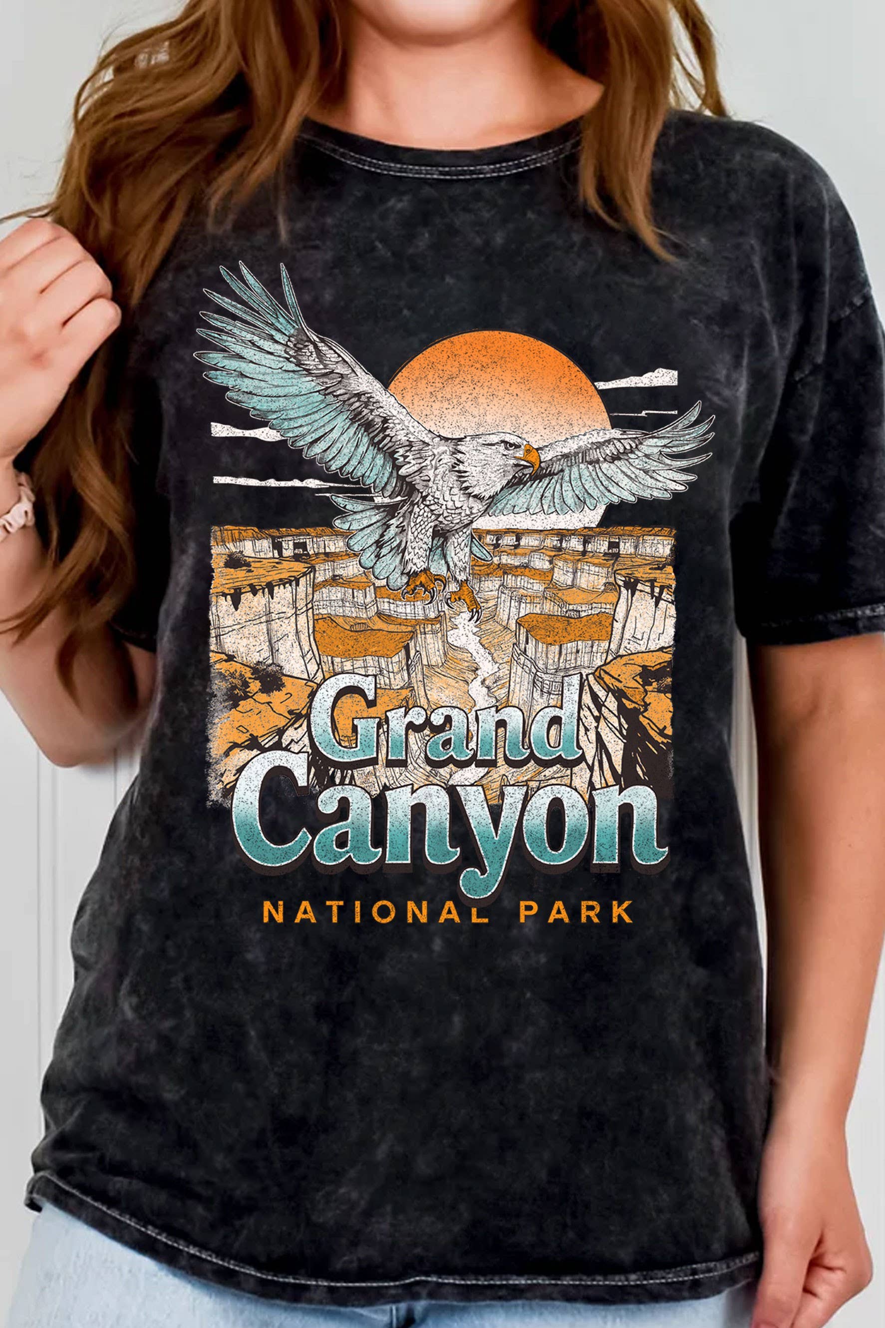 Grand Canyon Eagle Mineral Graphic Tshirts