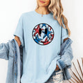 Retro Smiley, Patriotic, USA, America, 4th of July Tshirt