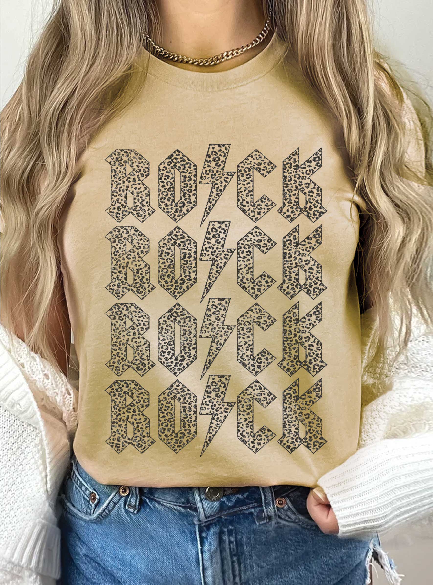 Rock Rock Rock Rock Graphic Tshirts