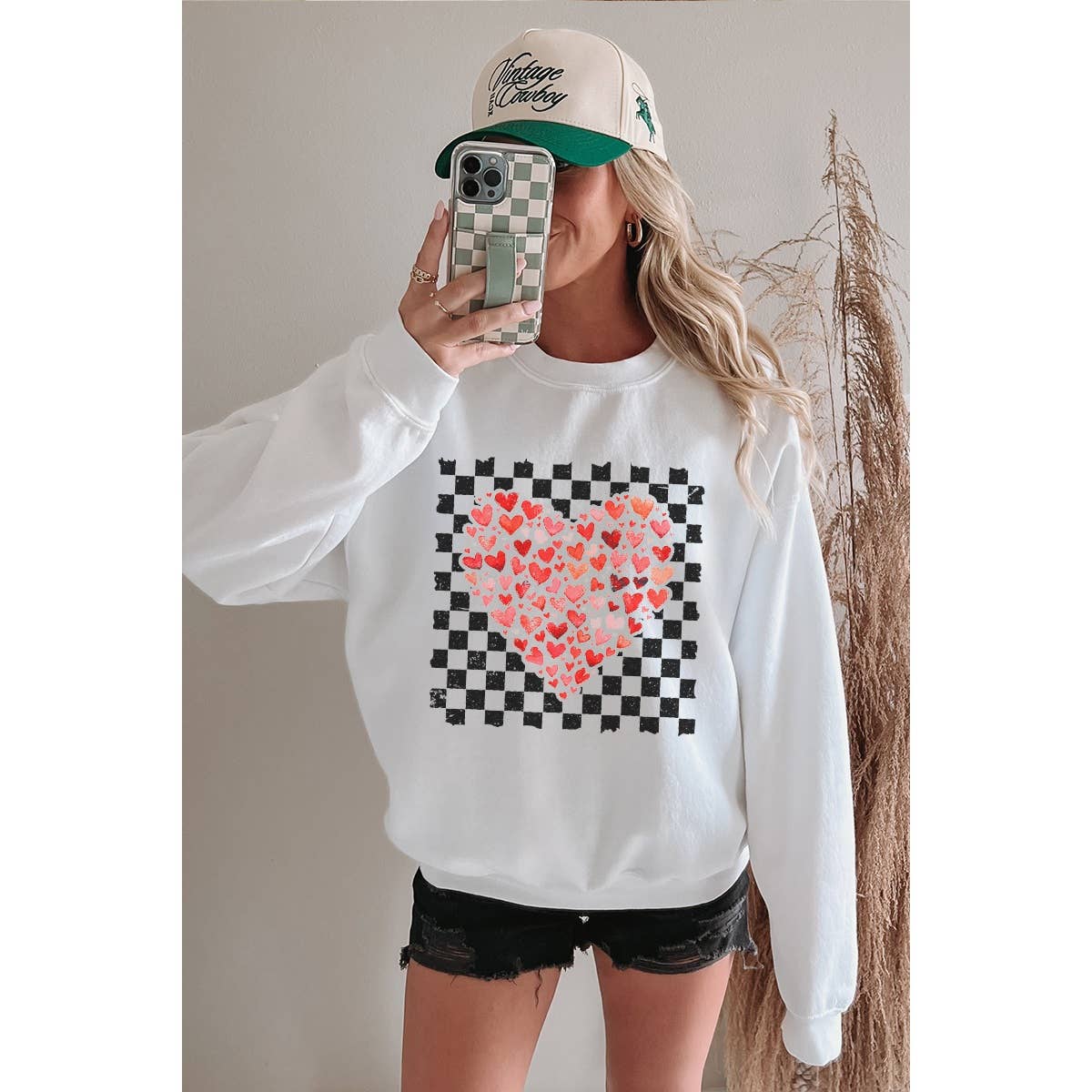 Heart Valentine Graphic Sweatshirts