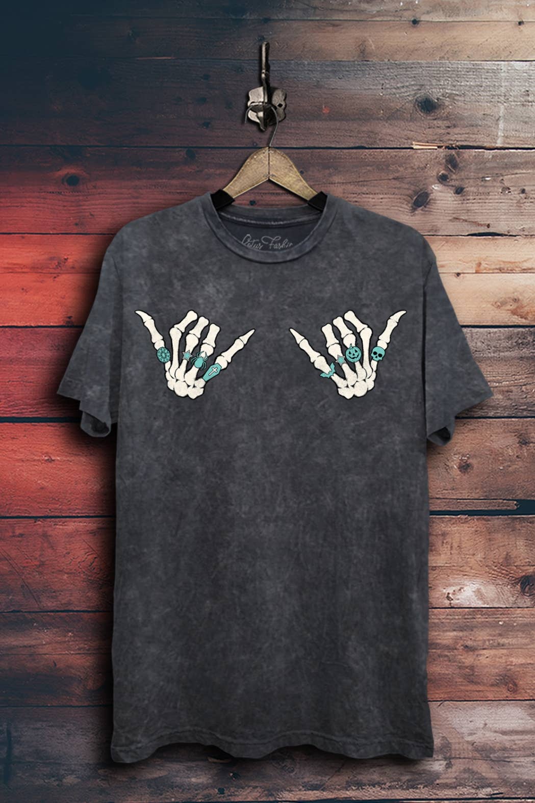 Halloween Skeleton Hands Graphic Top
