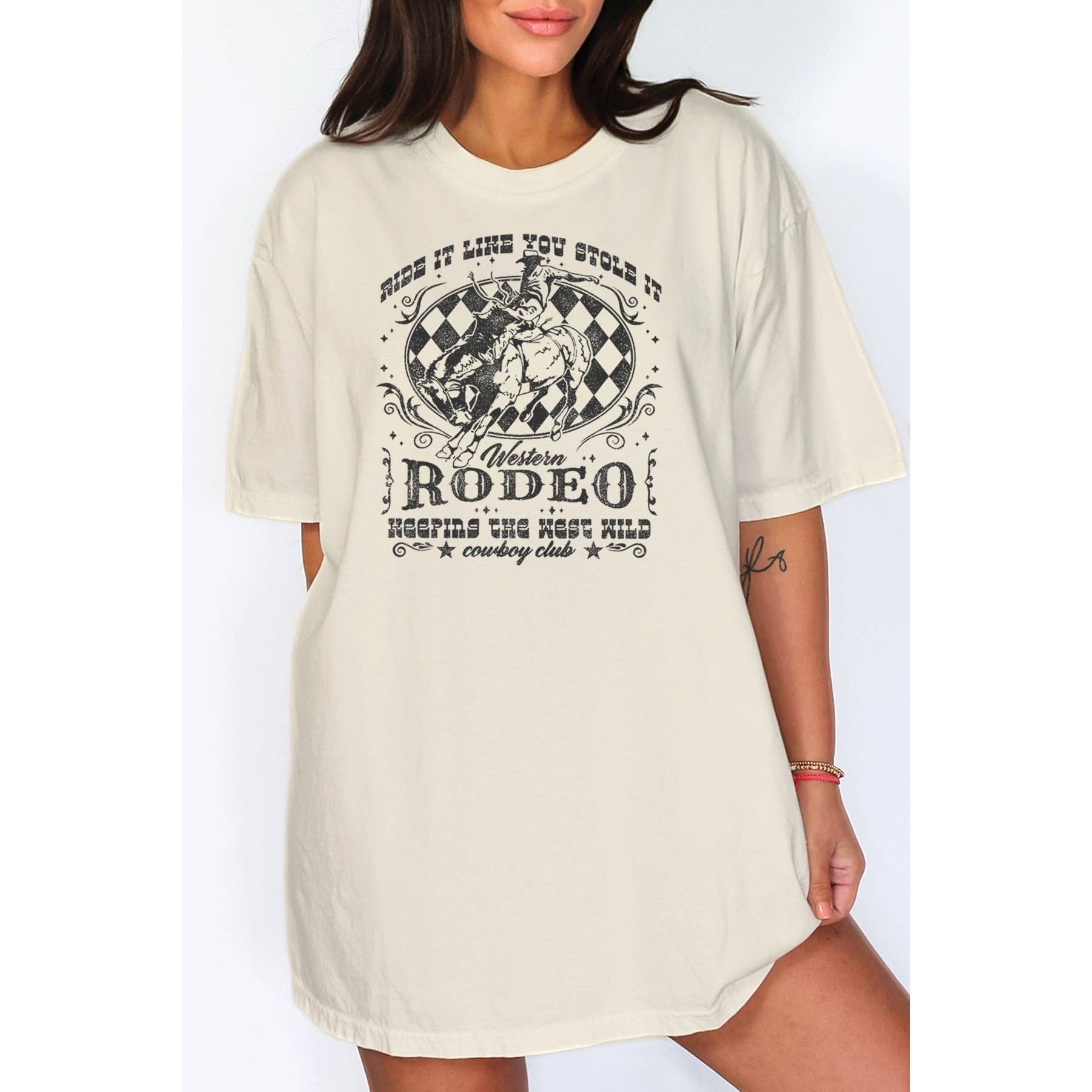 Unisex  Oversized - Western Rodeo